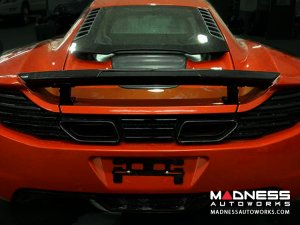 McLaren MP4-12C Base Rear Spoiler - Carbon Fiber McLaren MP4-12C Base Rear Spoiler - Carbon Fiber